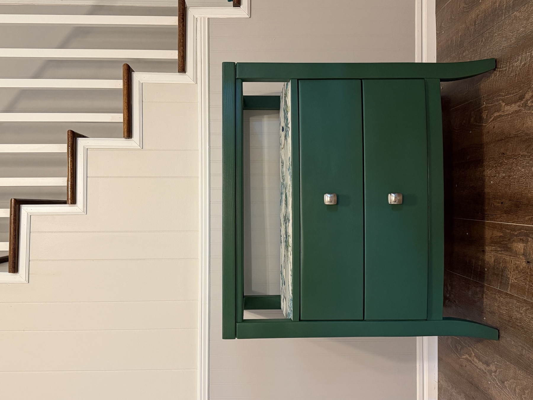 Green Stanley Two-Drawer Table photo 2
