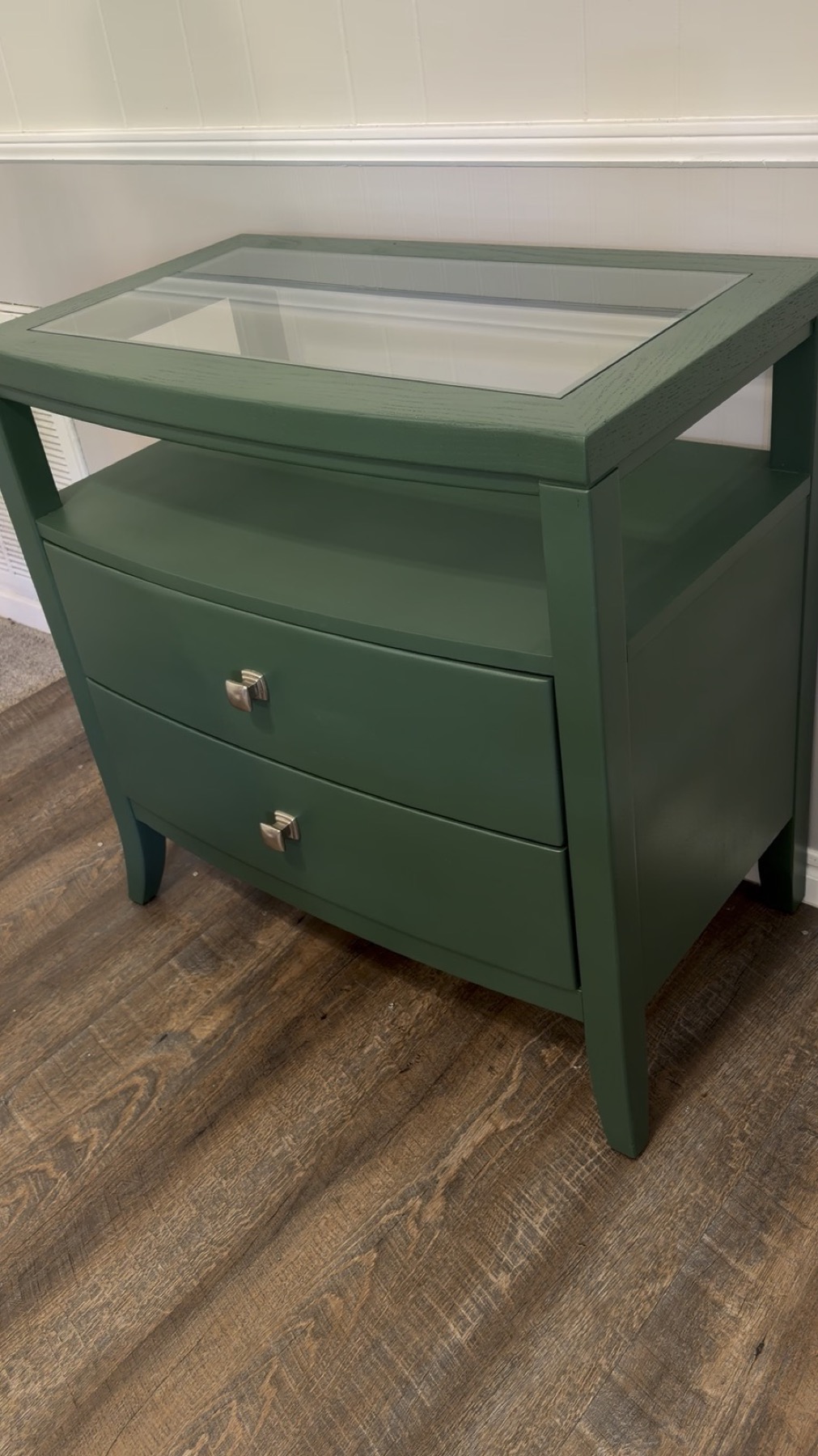 Green Stanley Two-Drawer Table photo 8