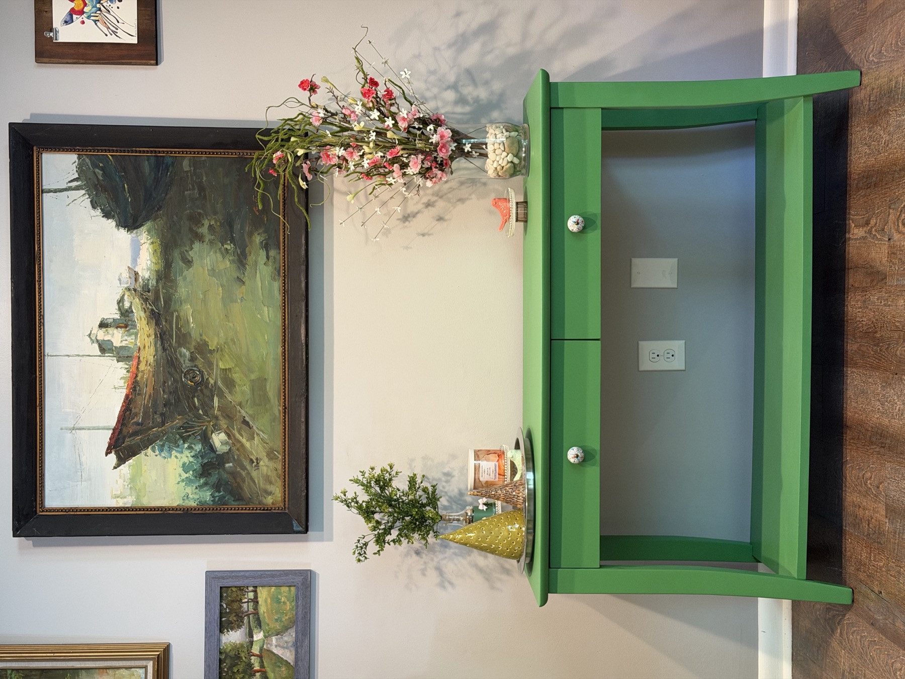 Green Side Table